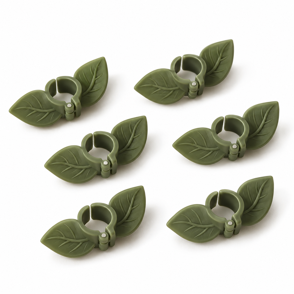 Bladvormige plantenclips - set van 6