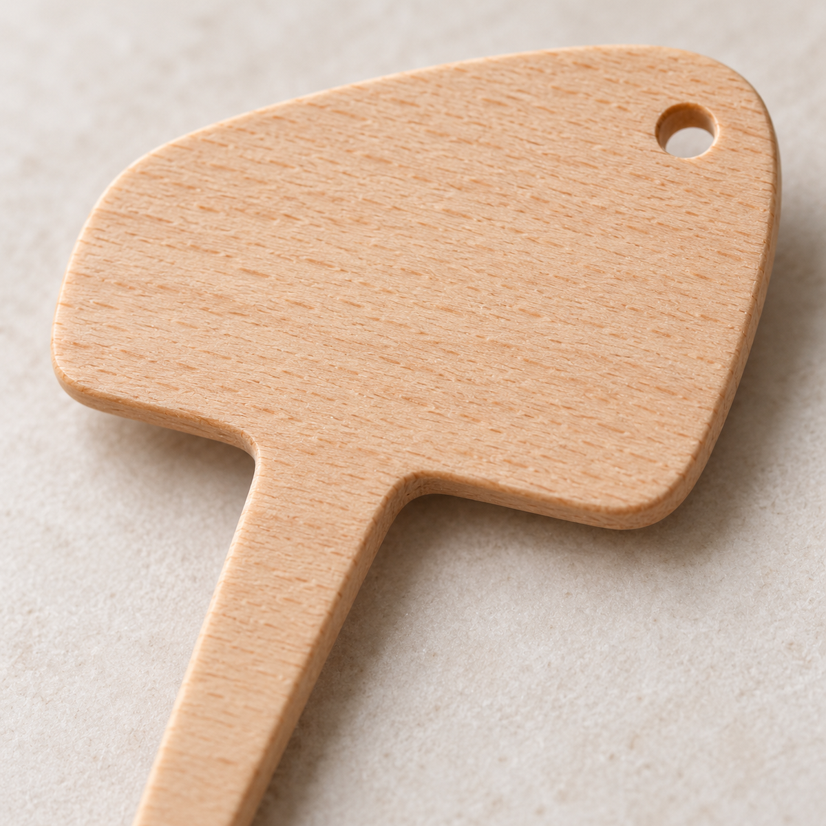 Houten plantenlabels met afgeronde kop - set van 6